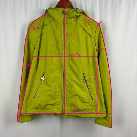 Michael Kors Hooded Anorak Raincoat - Picture 10 of 11